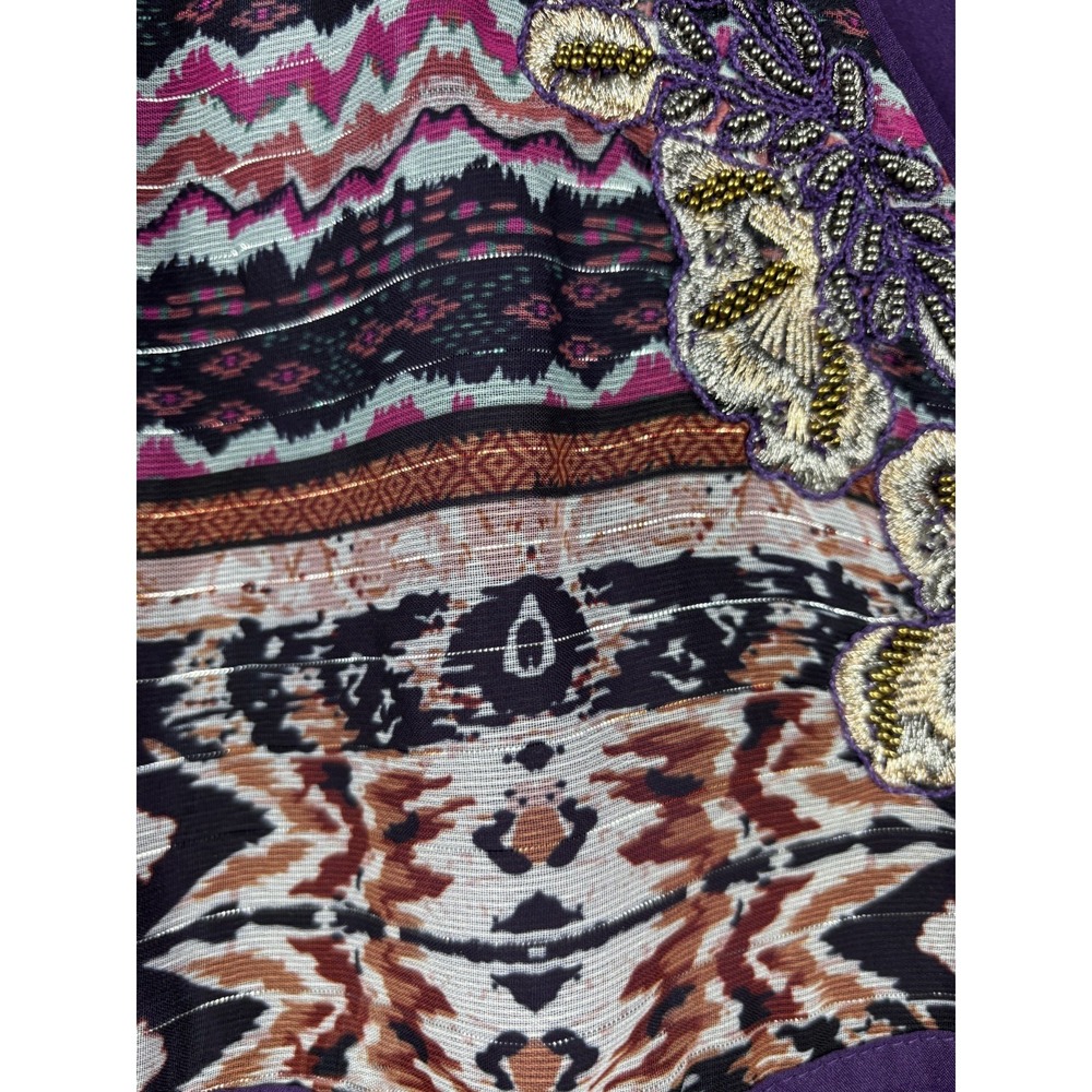 Soft Surroundings Patchwork Tunic Boho Mixed Medi… - image 9